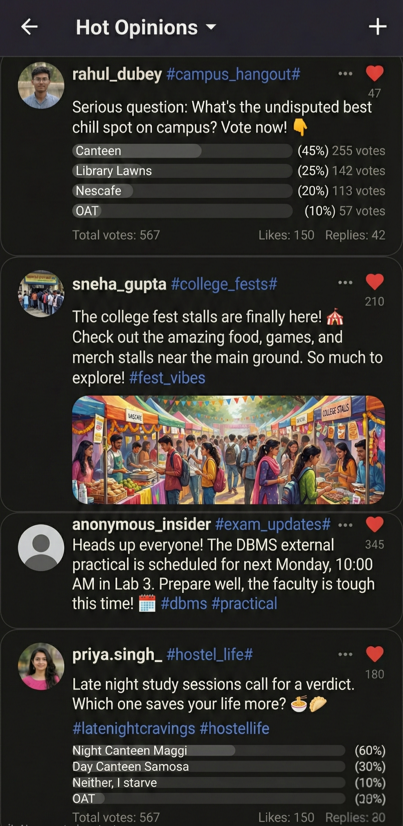 Hot Opinions screenshot